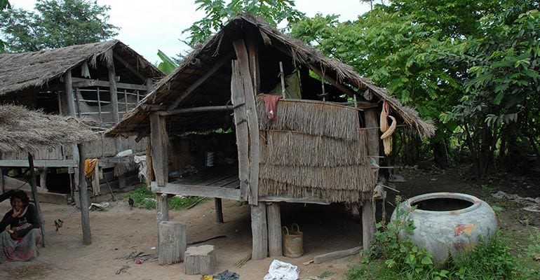 a hut for a family