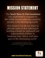 Teach Them To Fish Foundation mission statement 2